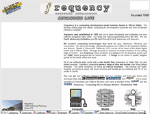 Tablet Screenshot of frequencyllc.com